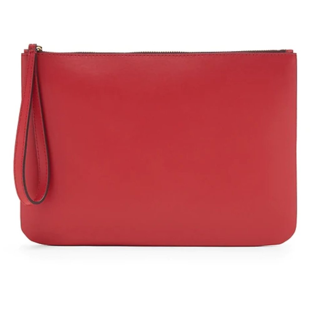 Leather Wristlet Clutch